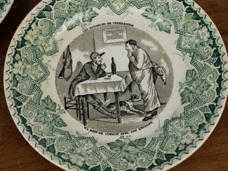 wandbordjes Luneville groen