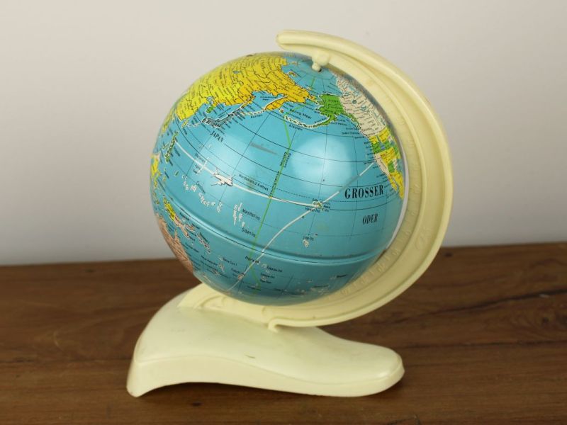 vintage globe West Germany