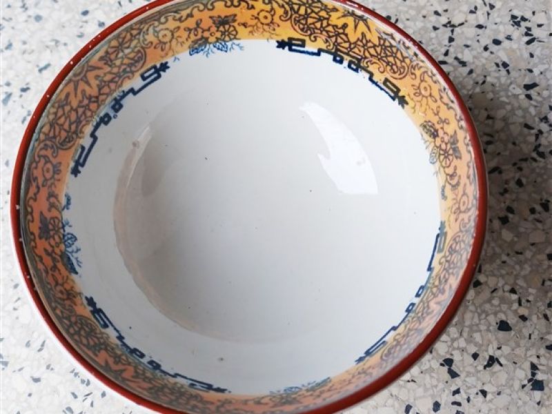 Franse kom aziatisch decor Luneville