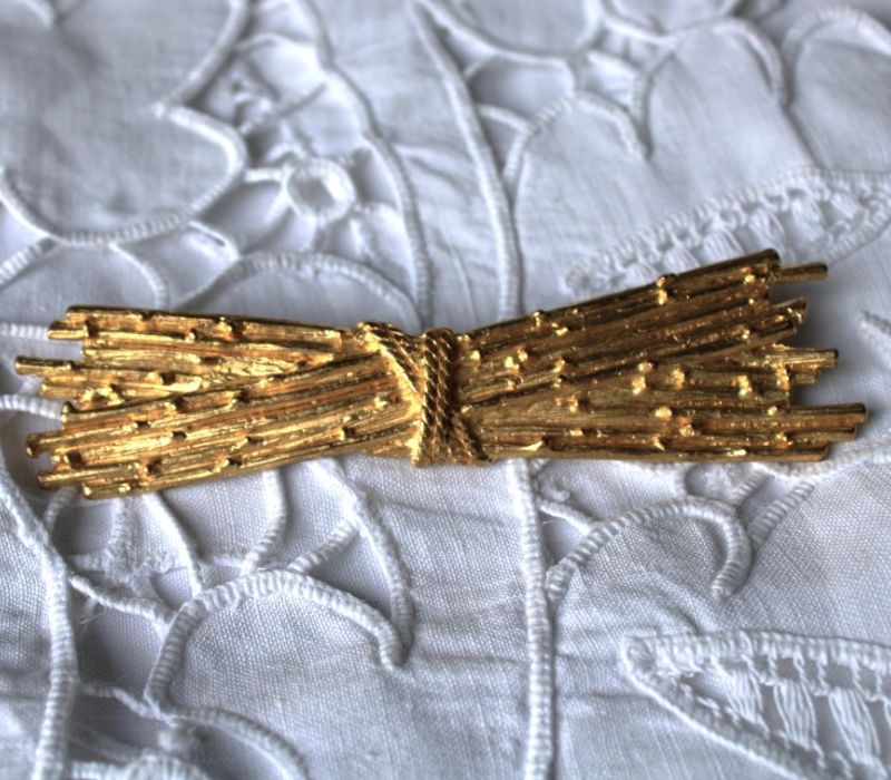 broche goud takkenbos