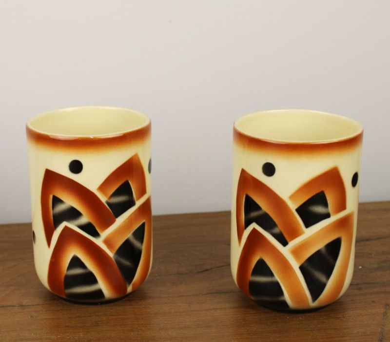 art  deco bekers