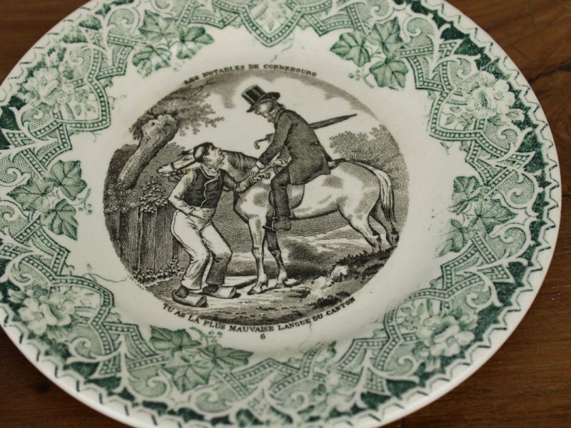 wandbordjes Luneville groen