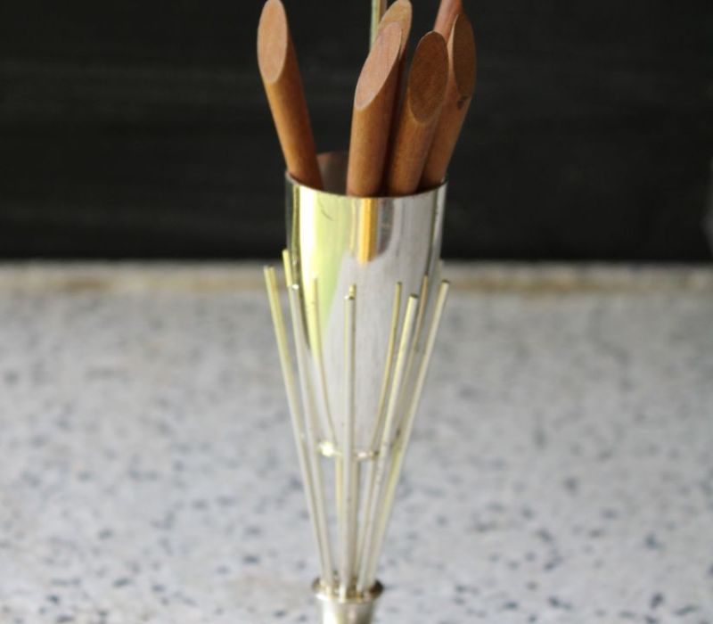 cocktailprikkertjes in houder