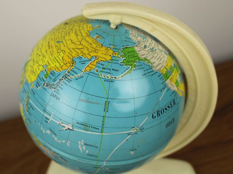 vintage globe West Germany