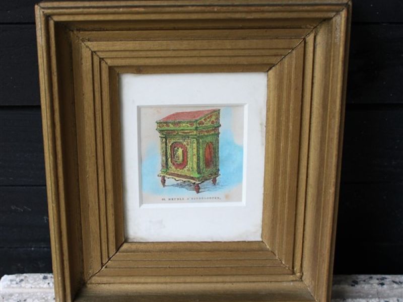 lijstje met prentje Hindeloopen