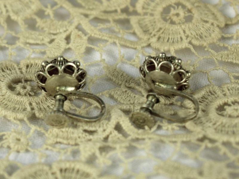 Zeeuwse knop oorbellen zilver