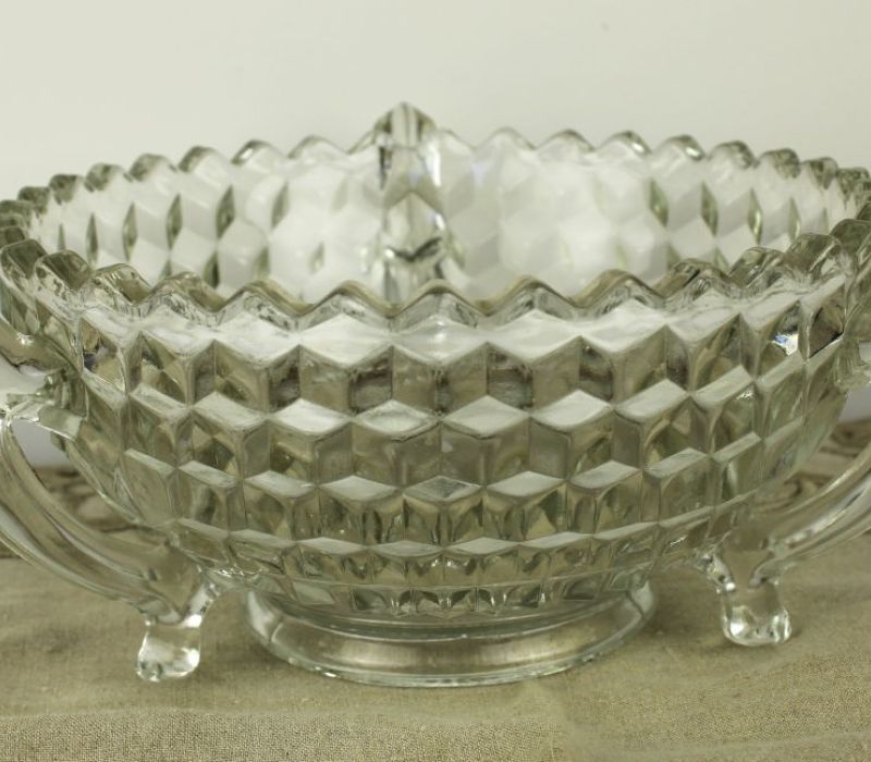 art deco persglazen kom