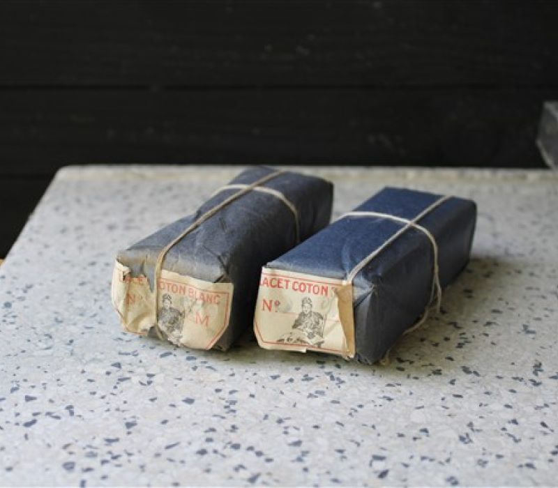 klosjes garen in verpakking