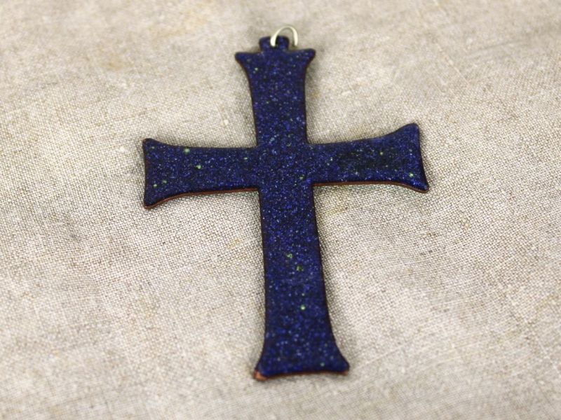 hanger kruis emaille