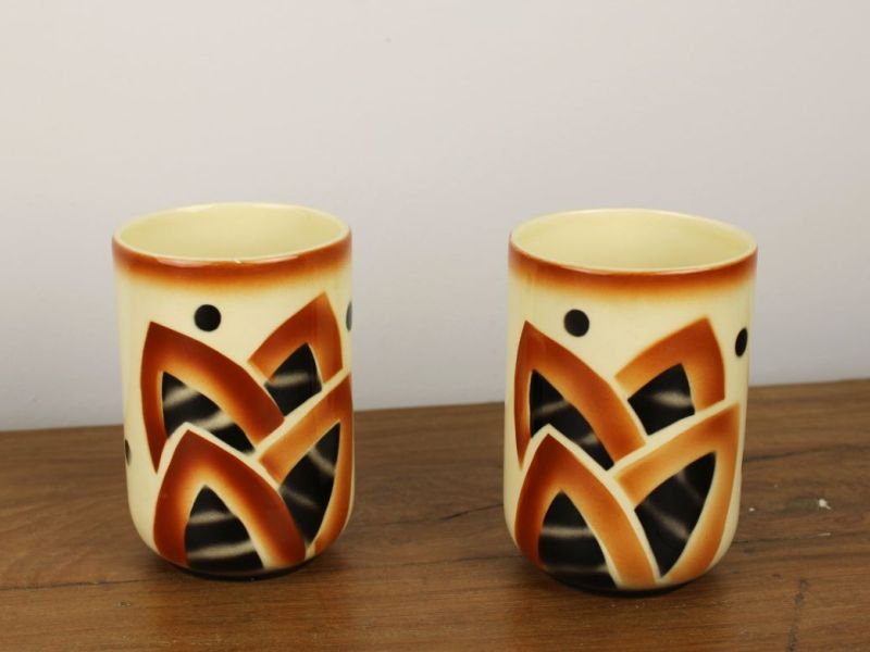 art  deco bekers