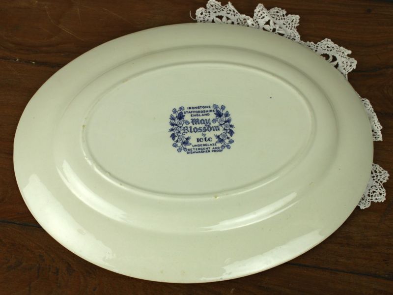 ovale schaal May Blossom