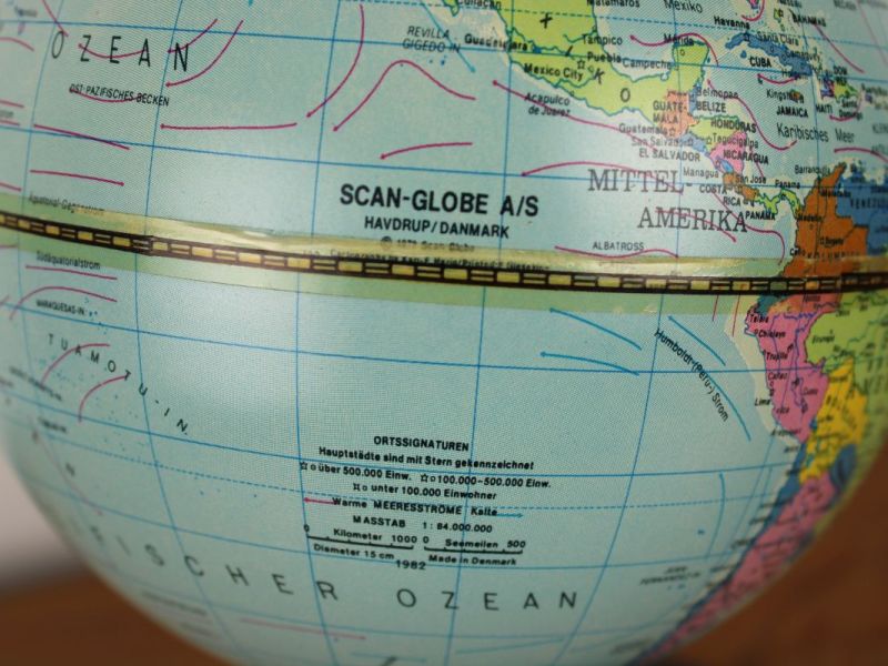 vintage globe Denmark