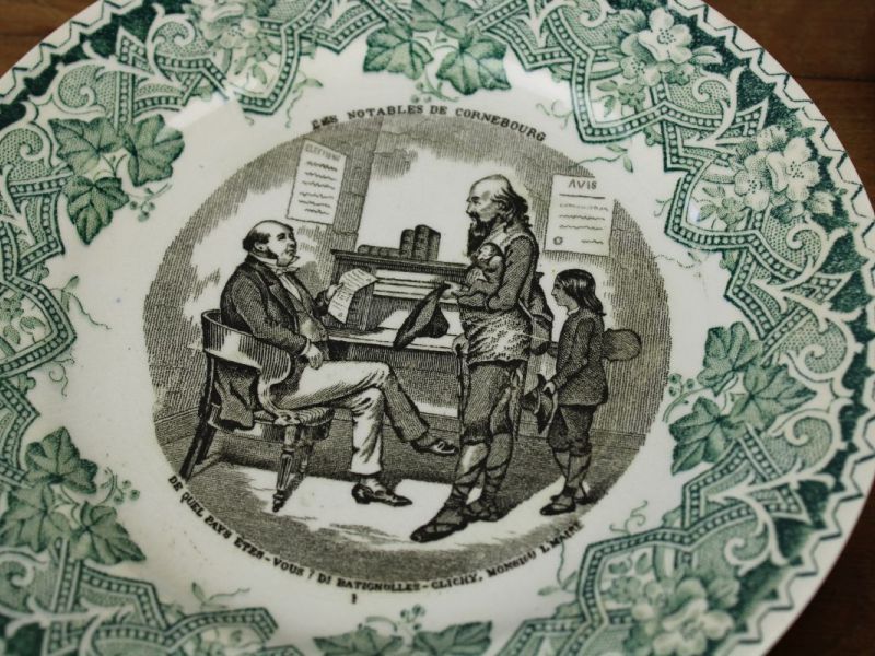 wandbordjes Luneville groen