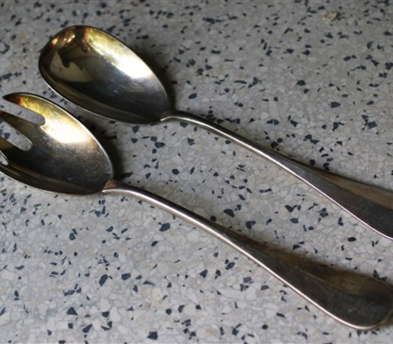 slacouvert verzilverd