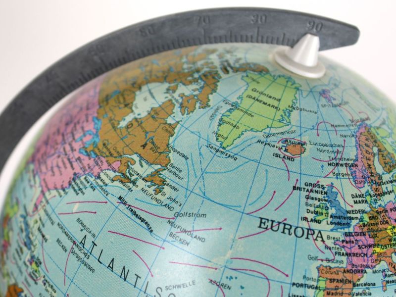 vintage globe Denmark