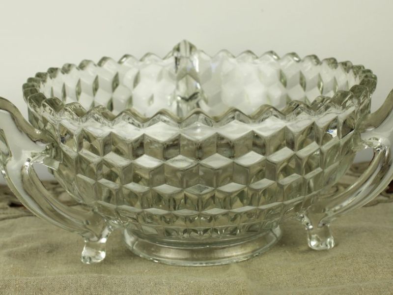 art deco persglazen kom